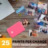 KODAK STEP Instant Mobile Photo Printer - ZINK 2x3 inch - 1 ppm - Bluetooth - Pink