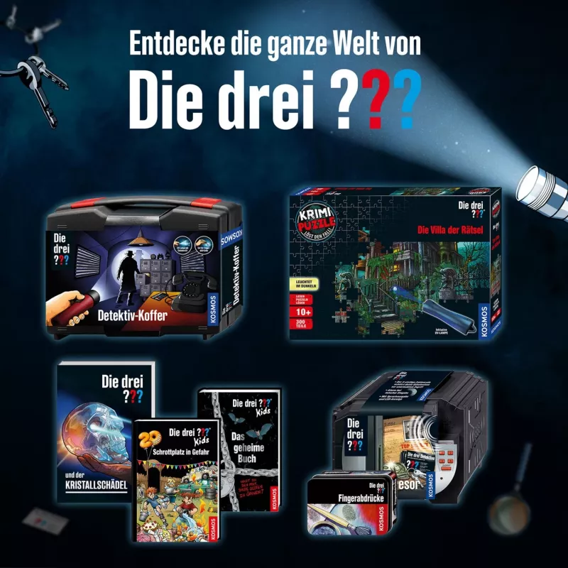 Zestaw detektywistyczny KOSMOS Die drei ??? Geheimversteck w metalowej puszce