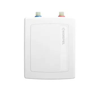 Kospel EPO2-6 Amicus Przepływowy Podgrzewacz Wody, 6 kW, 230 V, Jednofazowy, Biały