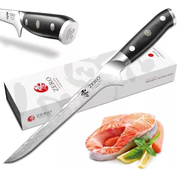 KozyGear Premier 6 25cm Nóż do trybowania ze stali japońskiej Super Steel