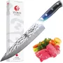 Nóż szefa kuchni KozyGear Premier 8 33cm, kuty, Japonia Super