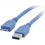 Kabel Kramer Electronics C-USB3/MICROB-3 USB 3.2 Gen 1, USB-A męski do Micro-USB B męski, 0,9 m, niebieski 96-02356003