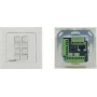 Kramer Electronics RC-208 Przewodowy Panel Sterowania z 8 Programowalnymi Przyciskami, RS-232/RS-485/Ethernet, Biały