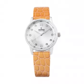 KRONOS K021.32.19 Zegarek damski kwarcowy analogowy 40 mm stal nierdzewna