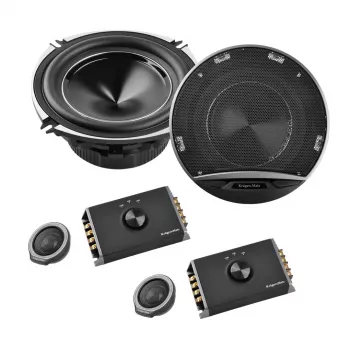 KRUGER & MATZ 5.25 inch 2-drożny zestaw głośników samochodowych współosiowych (para) - 30 W RMS, 60 W szczytowe, 4 Ohm