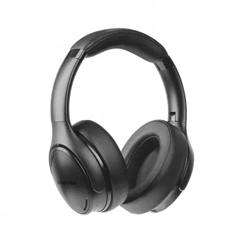 Kruger & Matz F3A Bezprzewodowe słuchawki nauszne z aktywną redukcją szumów, Bluetooth 5.0, USB-C, czarny