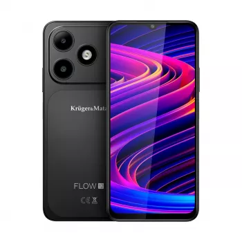 Kruger&Matz FLOW 12 Smartfon 6,52 cala HD+ 4GB RAM 64GB Pamięci Dual SIM Android 12 Czarny