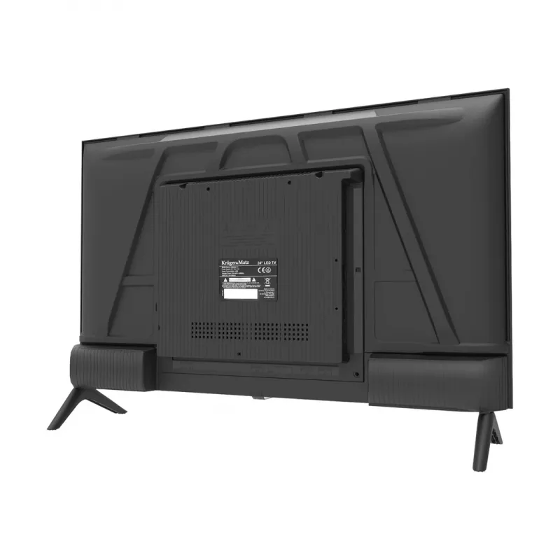 KRUGER & MATZ KM0224-T1 24 inch HD Ready LED TV z DVB-T2 H.265/HEVC, adapterem samochodowym 12V, 2x HDMI, USB PVR, tryb hotelowy