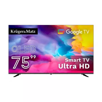 Kruger&Matz KM0275UHD-G2 75 cali QLED 4K UHD Android Smart TV z DVB-T2/S2