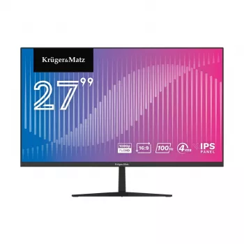 Kruger&Matz KM9901-MT27 27 inch Full HD VA 100Hz Monitor - Czarny