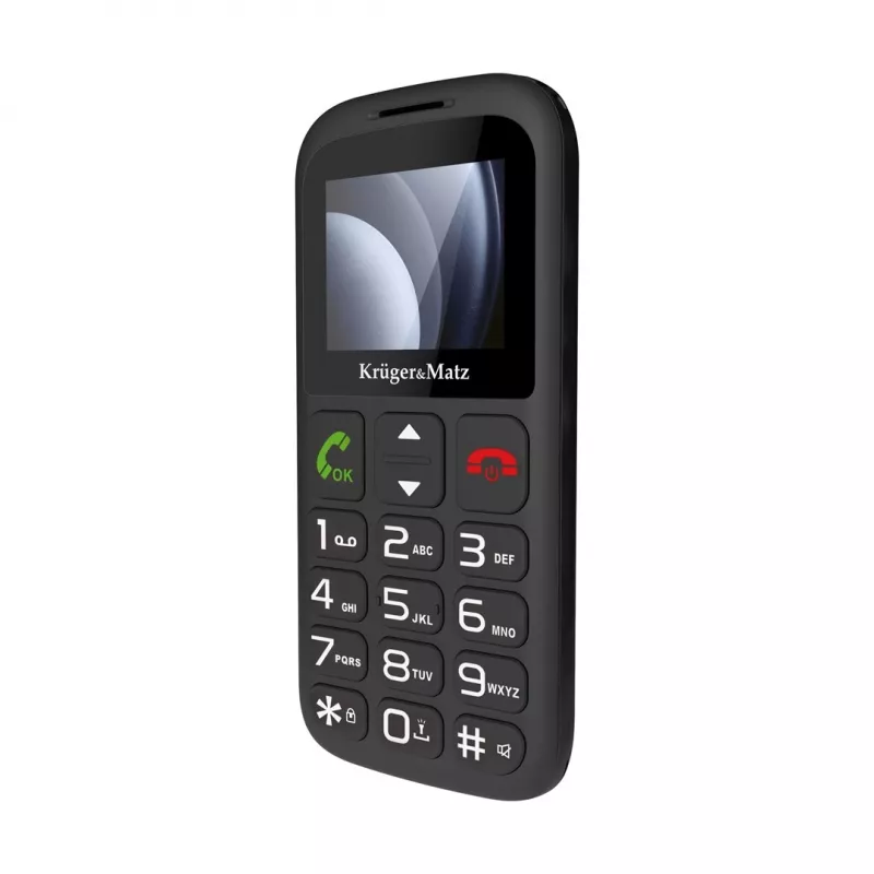 Kruger&Matz Simple 923 4G GSM telefon komórkowy dla seniorów - czarny
