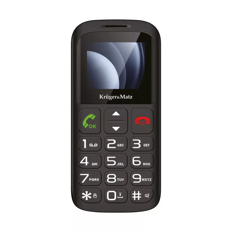 Kruger&Matz Simple 923 4G GSM telefon komórkowy dla seniorów - czarny