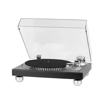 KRUGER & MATZ TT-602 Gramofon z napędem paskowym Czarny
