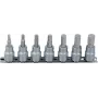 KS TOOLS zestaw nasadek bitowych sześciokątnych 1/4 cala, 7-częściowy, 2,5-8mm (911.1544)