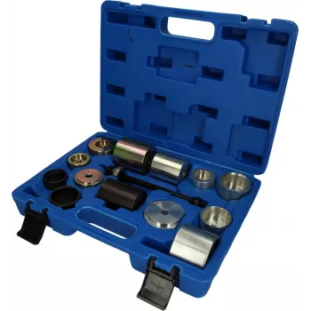 KS TOOLS 14-częściowy zestaw narzędzi do demontażu i montażu silentblocków do BMW BT672050