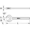 KS TOOLS Klucz płaski udarowy jednodzielny, 40 mm (517.0540)