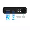 KSIX Magnetic Powerbank 10000 mAh 22.5W, Czarny