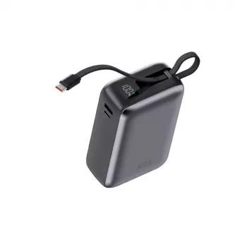 KSIX Power Bank 30000 mAh Power PULSE, Szary