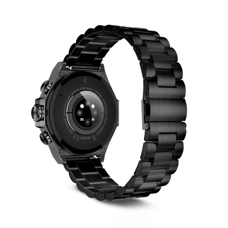 KSIX Smartwatch TITANIUM, Czarny