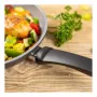 Kuhn Rikon EASY CERAMIC Zestaw Patelni 24 + 28 cm, Ceramiczna Powłoka Nieprzywierająca, Indukcyjna, Czarny