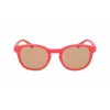 Okulary przeciwsłoneczne Lacoste Childish L3644S-615 - czerwona oprawka, szare soczewki - 48/21/135 mm - unisex dziecko