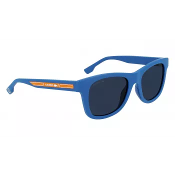 Okulary przeciwsłoneczne dziecięce Lacoste L3643SRG-424 Niebieska oprawka Szare szkła 48/17/130 mm