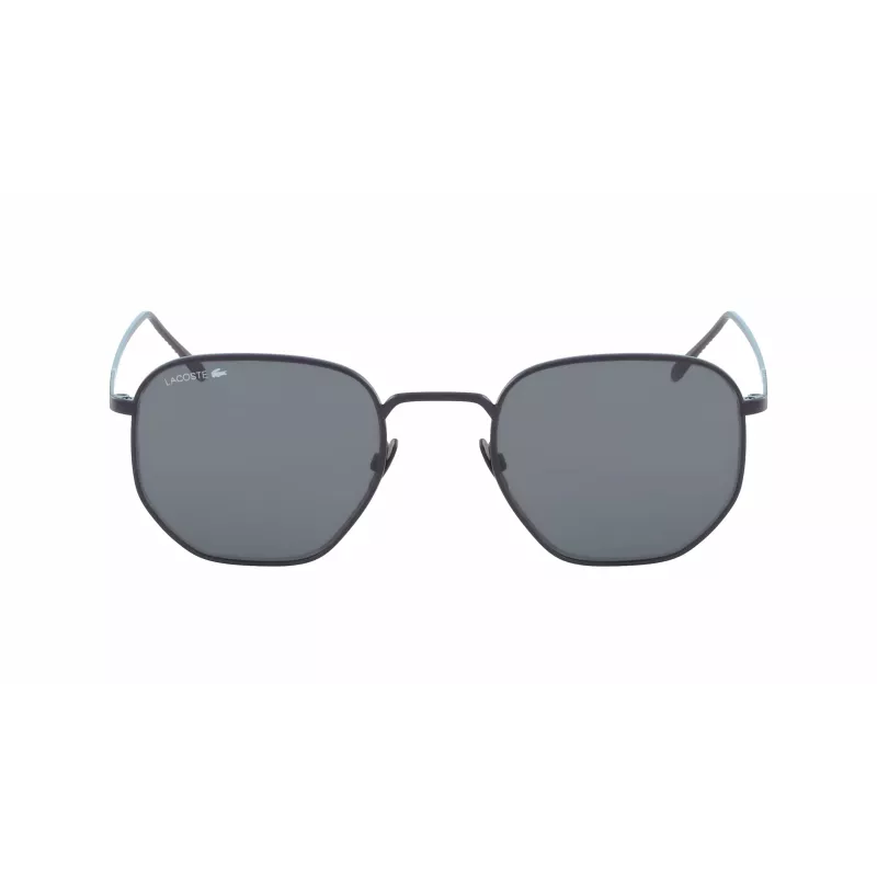 Lacoste L206S-424 Unisex Rectangular Sunglasses Navy Blue Grey 51mm
