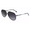 Okulary przeciwsłoneczne Lacoste L247S021 dla mężczyzn - czarna oprawka, szare szkła 59mm