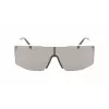 LACOSTE L253S-6219101 Unisex Prostokątne Okulary Przeciwsłoneczne 62/19/150 mm Czarny/Szary