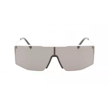 LACOSTE L253S-6219101 Unisex Prostokątne Okulary Przeciwsłoneczne 62/19/150 mm Czarny/Szary