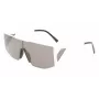 LACOSTE L253S-6219101 Unisex Prostokątne Okulary Przeciwsłoneczne 62/19/150 mm Czarny/Szary