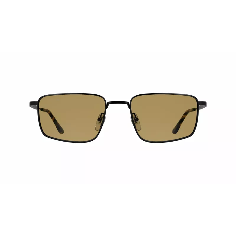 Okulary przeciwsłoneczne LACOSTE L277S-5519002 męskie prostokątne - czarna oprawka acetatowa, szare soczewki poliwęglanowe, ochrona UV400