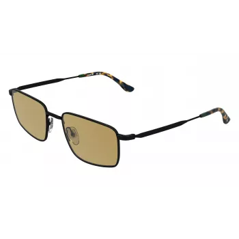 Okulary przeciwsłoneczne LACOSTE L277S-5519002 męskie prostokątne - czarna oprawka acetatowa, szare soczewki poliwęglanowe, ochrona UV400