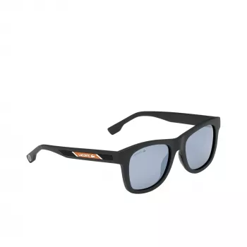 Okulary przeciwsłoneczne unisex Lacoste L3651SRG-001 - czarna oprawka acetatowa, szare soczewki poliwęglanowe, szerokość soczewki 48 mm