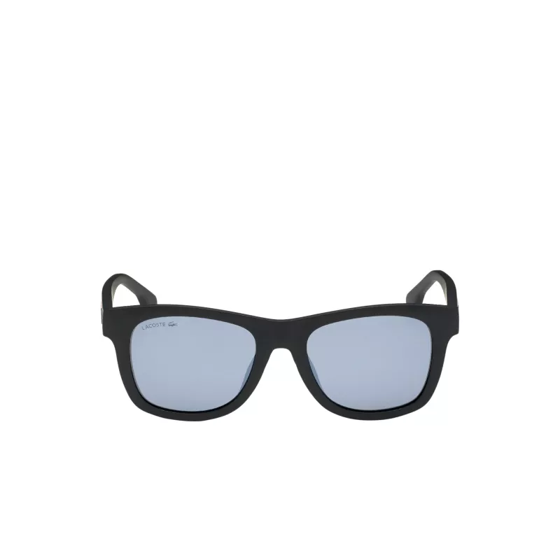 Okulary przeciwsłoneczne unisex Lacoste L3651SRG-001 - czarna oprawka acetatowa, szare soczewki poliwęglanowe, szerokość soczewki 48 mm