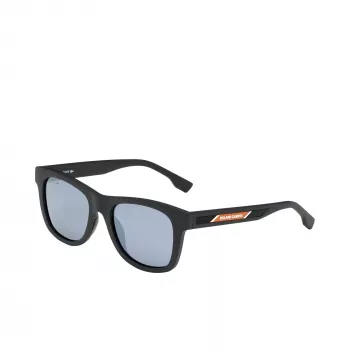 Okulary przeciwsłoneczne unisex Lacoste L3651SRG-001 - czarna oprawka acetatowa, szare soczewki poliwęglanowe, szerokość soczewki 48 mm
