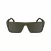 Okulary przeciwsłoneczne Lacoste L6009S-275 męskie prostokątne - oprawka Havana z acetatu, brązowe soczewki poliwęglanowe, ochrona UV400