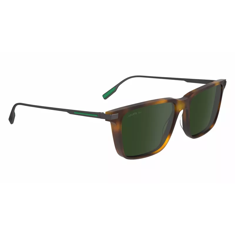 Okulary przeciwsłoneczne Lacoste L6017S-214 dla mężczyzn, Havana Brown Gradient 55mm