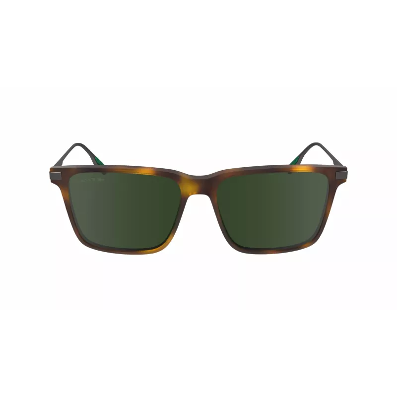 Okulary przeciwsłoneczne Lacoste L6017S-214 dla mężczyzn, Havana Brown Gradient 55mm
