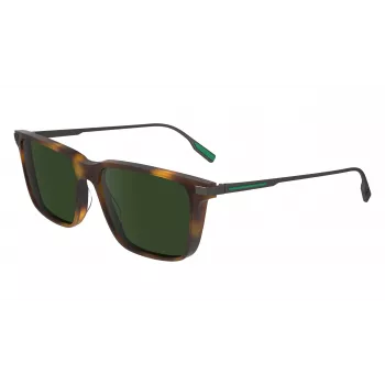 Okulary przeciwsłoneczne Lacoste L6017S-214 dla mężczyzn, Havana Brown Gradient 55mm