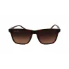 Okulary przeciwsłoneczne Lacoste L6041S-214 męskie prostokątne oprawka Havana acetat soczewki brązowe poliwęglan 54mm