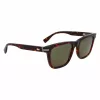 Lacoste L6045S-230 Męskie okulary przeciwsłoneczne prostokątne Havana Brown 54mm