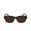 Okulary przeciwsłoneczne Lacoste L6048S-035 Męskie Prostokątna Oprawka Acetatowa Soczewki Ciemnoszare Szare 51mm