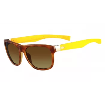 Okulary przeciwsłoneczne Lacoste L664S Unisex - Czarna oprawka, szare szkła 55mm