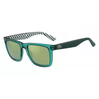 Okulary przeciwsłoneczne Lacoste L750S-5419315 dla mężczyzn - kwadratowa oprawka acetatowa, ochrona UV400 54/19/140 mm