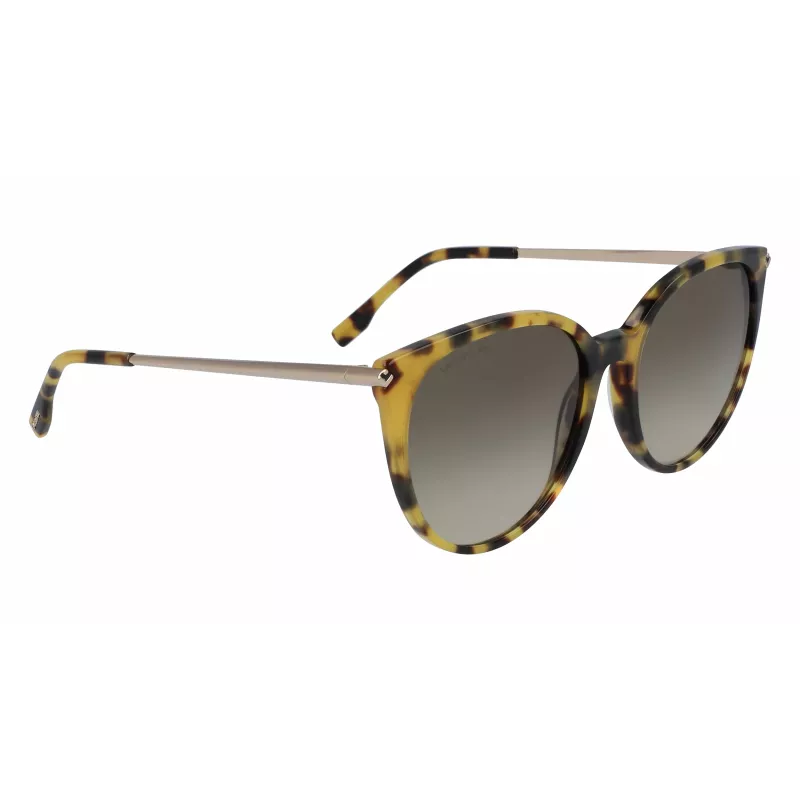 Okulary przeciwsłoneczne Lacoste L928S-214 damskie Havana Brown Gradient 56mm