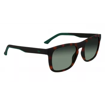 Okulary przeciwsłoneczne Lacoste L956S-230 Havana Brązowe Prostokątne Acetat 55mm