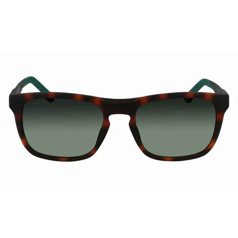 Okulary przeciwsłoneczne Lacoste L956S-230 Havana Brązowe Prostokątne Acetat 55mm