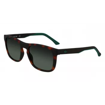 Okulary przeciwsłoneczne Lacoste L956S-230 Havana Brązowe Prostokątne Acetat 55mm