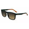 Lacoste L956S-301 Męskie okulary przeciwsłoneczne prostokątne, zielona oprawka acetatowa UV400